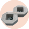 Gachk block trồng cỏ