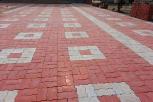 Công trình sử dụng gạch con sâu lát sân bãi