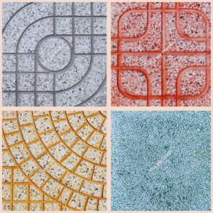 Các mẫu gạch terrazzo nhiều màu sắc