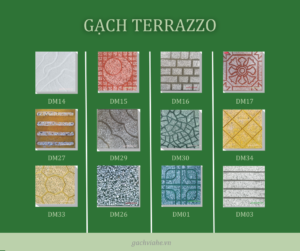 Gạch terrazzo lát vỉa hè truyền thống tại TP.HCM