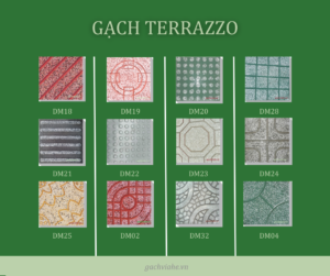 Gạch terrazzo lát vỉa hè truyền thống tại TP.HCM