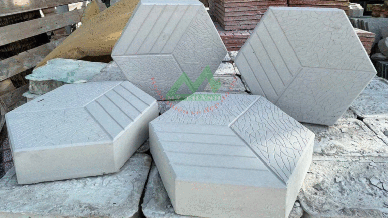 Gạch lục giác vỉa hè bê tông chất lượng