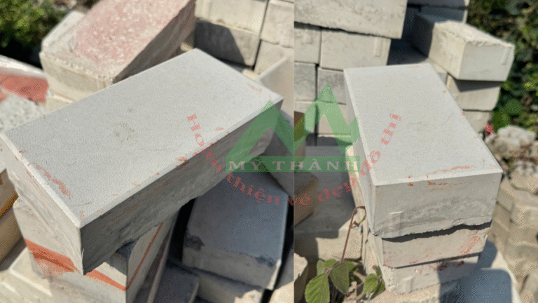Gạch chữ nhật tự chèn lát vỉa hè
