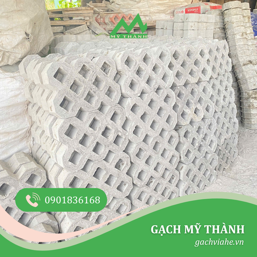 GẠCH TRỒNG CỎ 8 LỖ