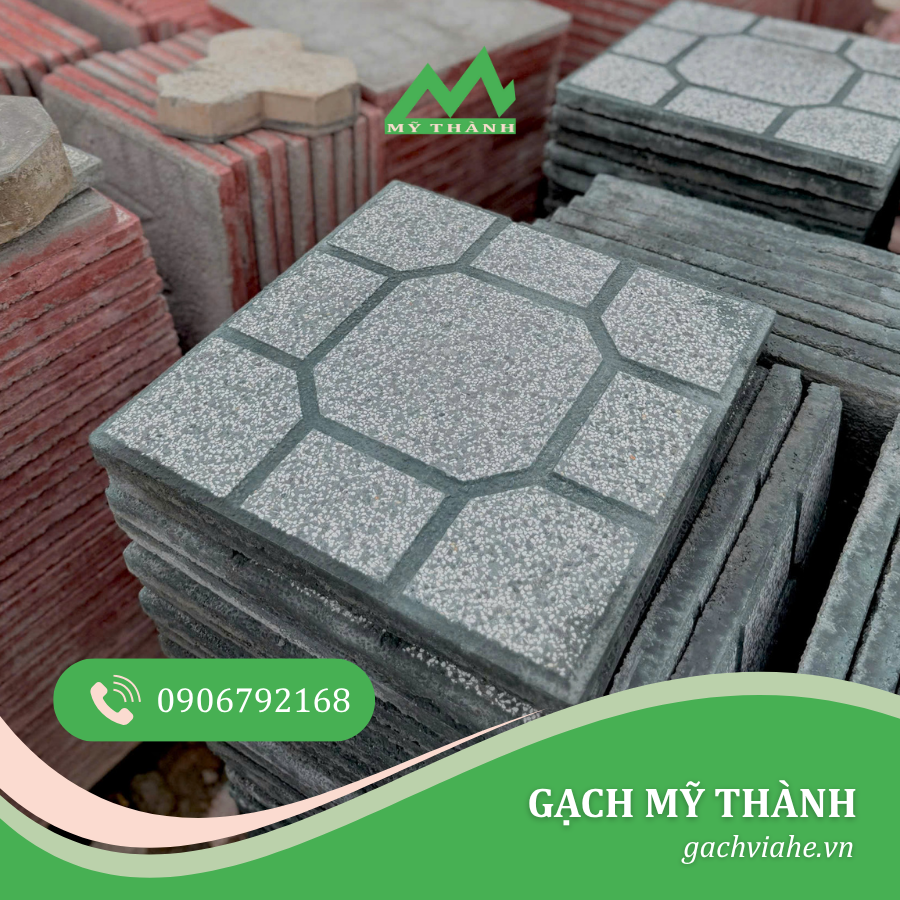 GẠCH TERRAZZO DA BANH XANH