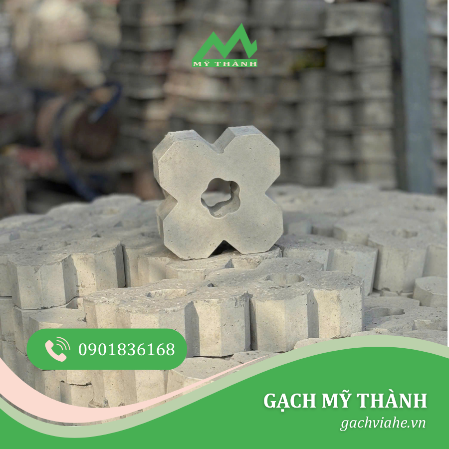 GẠCH TRỒNG CỎ BÔNG MAI