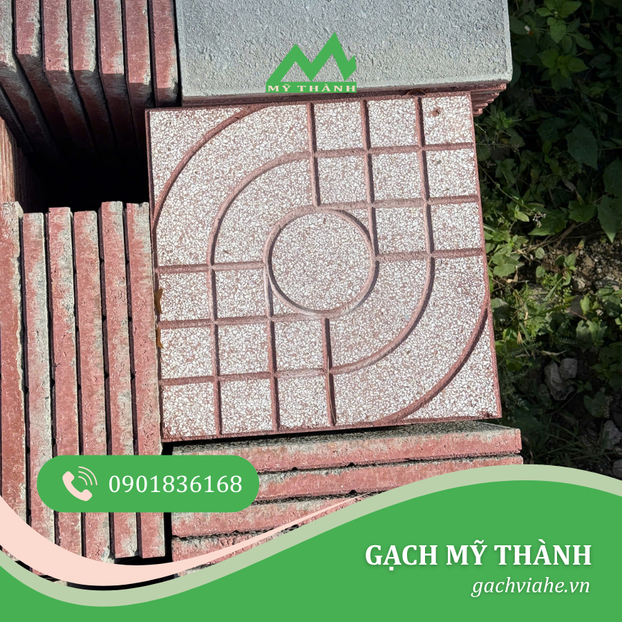 GẠCH TERRAZZO MẮT NAI ĐỎ