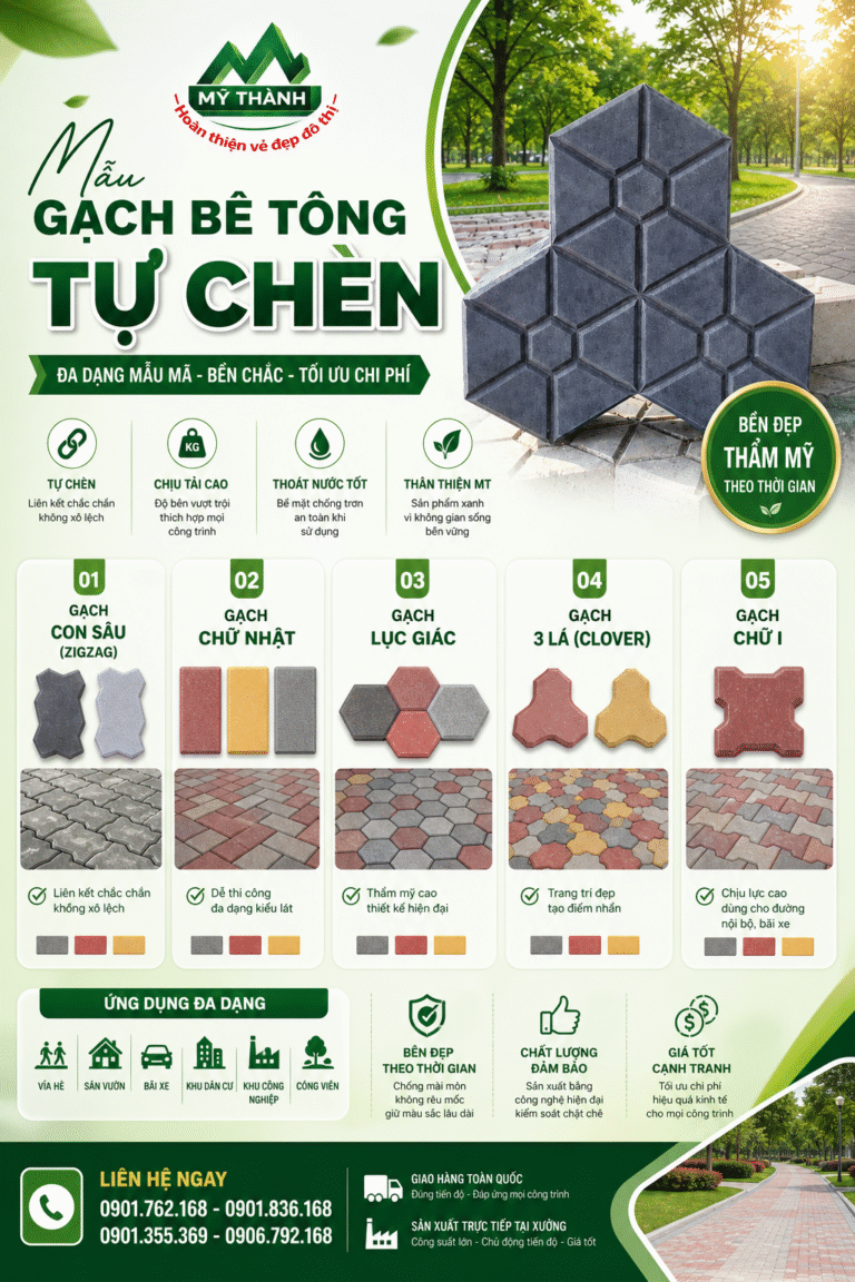 GẠCH BÊ TOOGN TỰ CHÈN