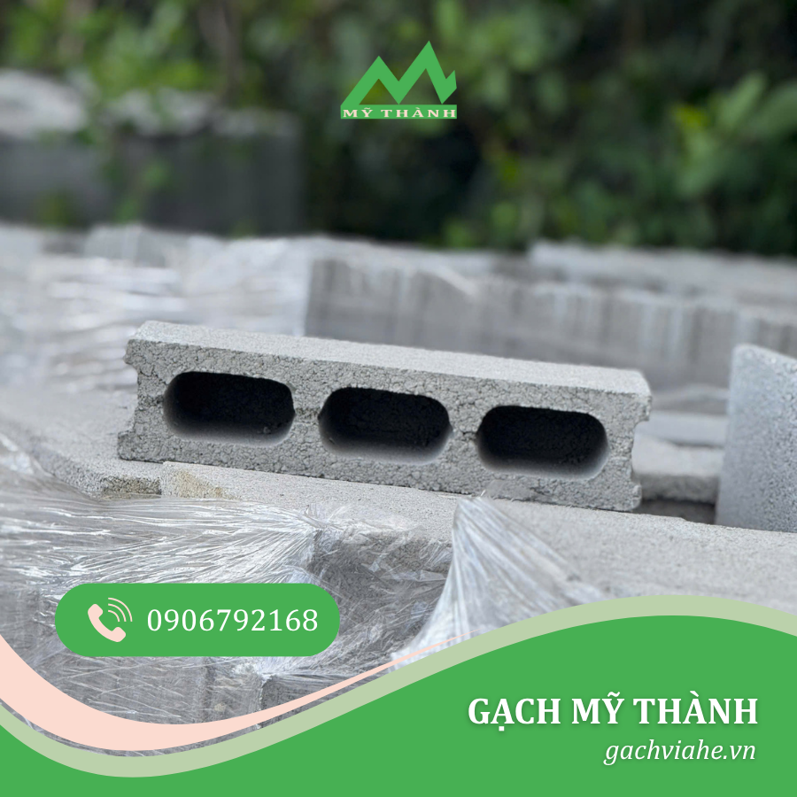 GẠCH BLOCK 3 LỖ KHÔNG NUNG
