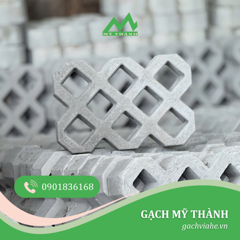 GẠCH TRỒNG CỎ 8 LỖ BÓNG