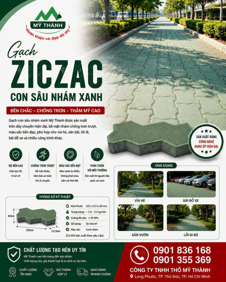 GẠCH CON SÂU NHÁM XÁM