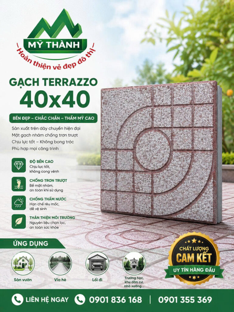 GẠCH TERRAZZO 40X40