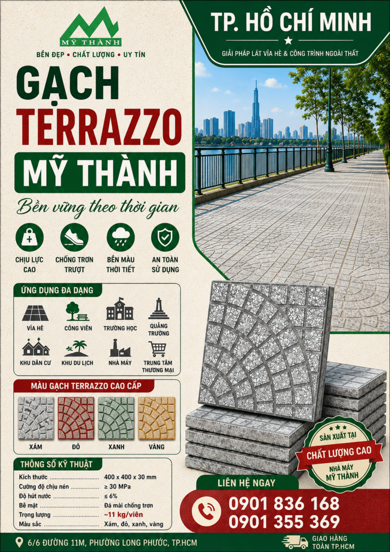 GẠCH TERRAZZO MỸ THÀNH 400X400