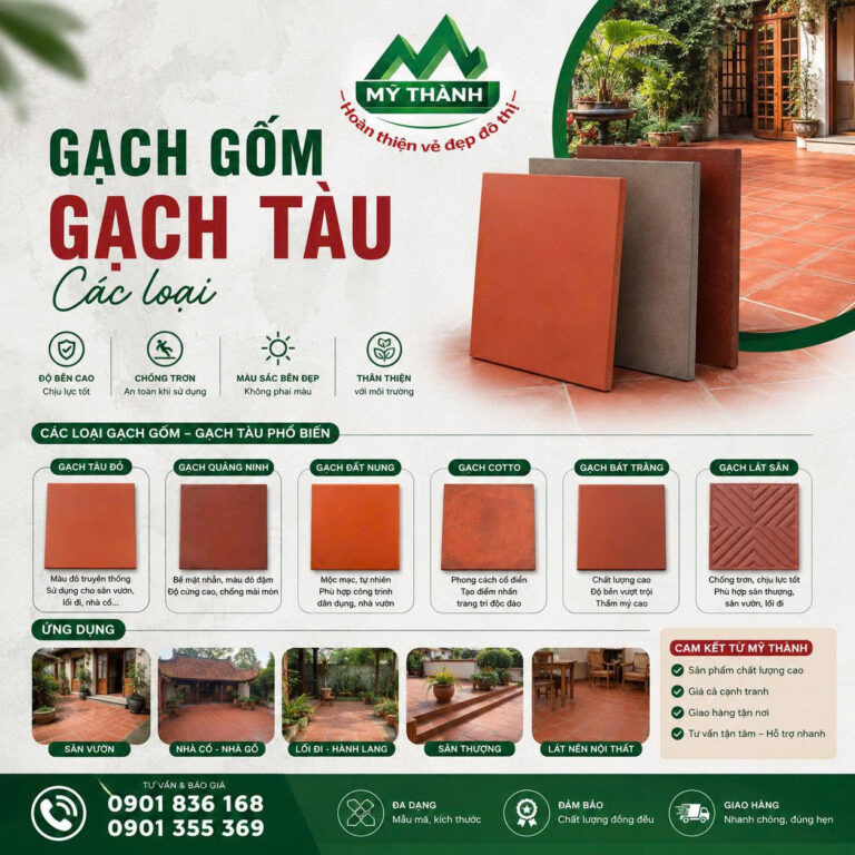 GẠCH TÀU, GẠCH GỐM