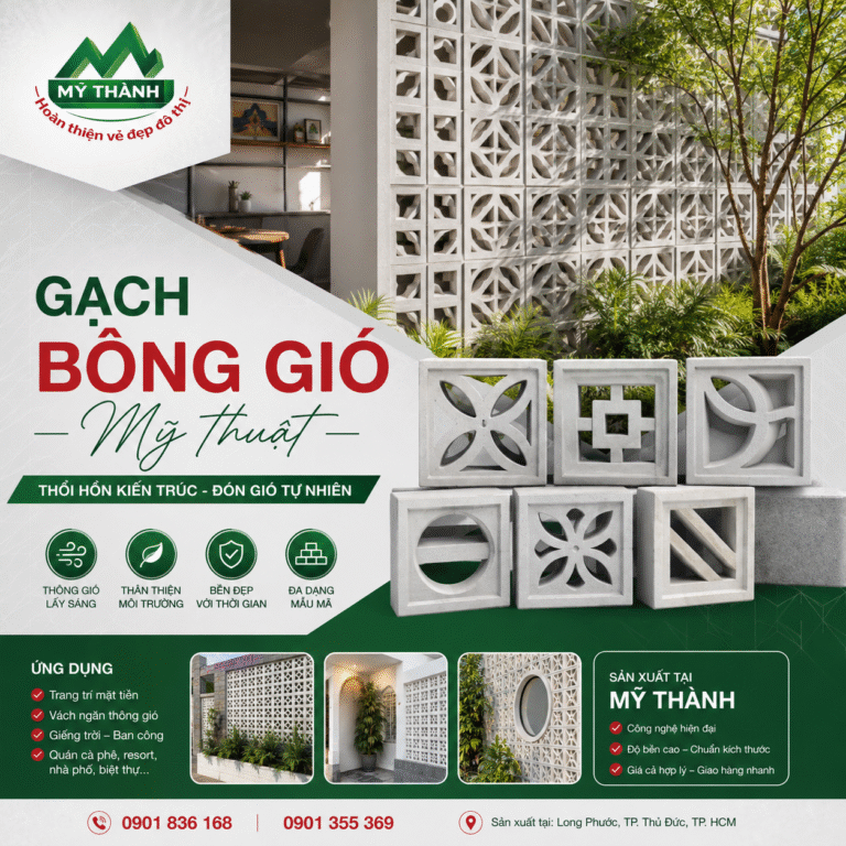 GẠCH BÔNG GIÓ NỘI THẤT