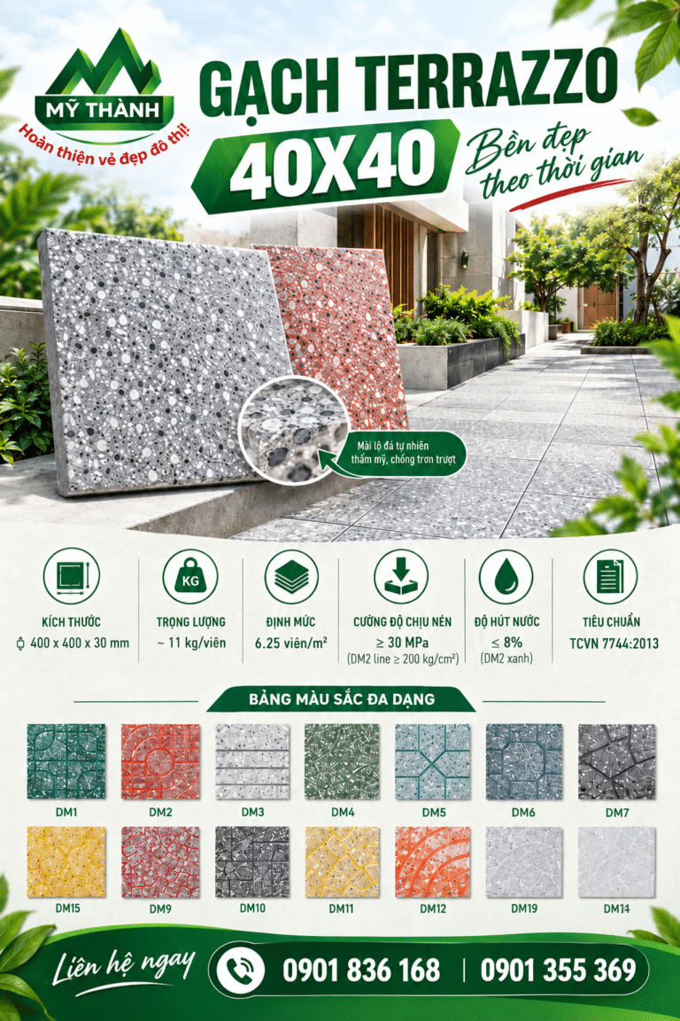 GẠCH TERRAZZO 40X40